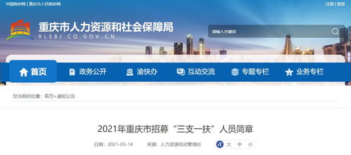 2017年重庆三支一扶成绩查询入口与人力信息咨询服务指南